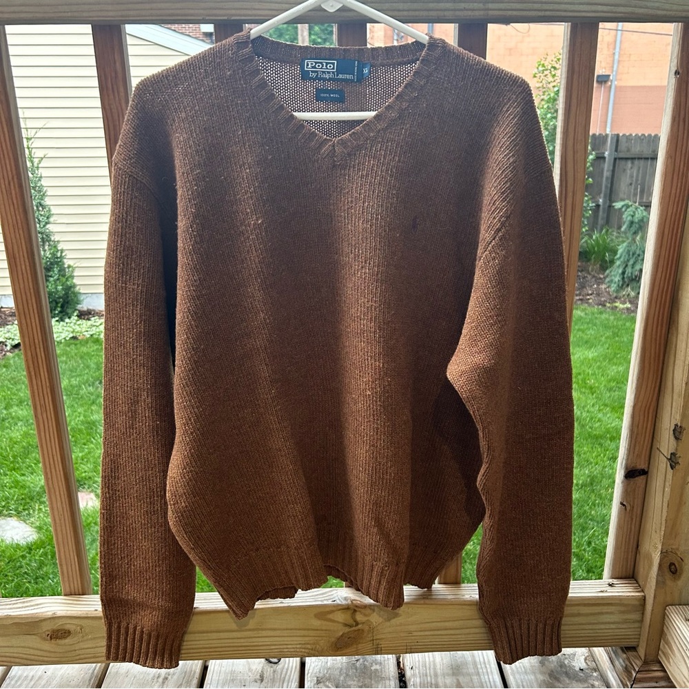 Vintage Polo Ralph Lauren 100% Wool XL